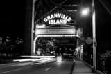 Granville Island Sign Black and White Horizontal Granville Island Sign black and white