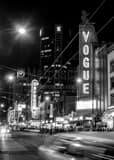 The Vogue Theater on Granville Street black and white Pictures Vertical The Vogue Theater on Granville Street black and white Pictures