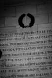 Declaration Of Independence Jefferson Memorial Black and White Vertical Declaration Of Independence Jefferson Memorial black and white