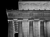 Lincoln Memorial Black and White Horizontal Lincoln Memorial black and white
