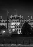 Old Executive Office Building Black and White Vertical Old Executive Office Building black and white
