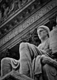 Supreme Court Capstone Black and White Vertical Supreme Court Capstone black and white