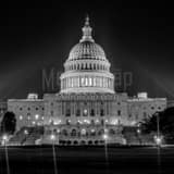 United States Capitol Building Black and White Square United States Capitol Building black and white
