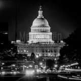 Us Capitol Building From Pennsylvania Ave Black and White Square Us Capitol Building From Pennsylvania Ave black and white