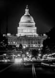 Us Capitol Building From Pennsylvania Ave Black and White Vertical Us Capitol Building From Pennsylvania Ave black and white