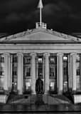 Us Treasury Department Building Black and White Vertical Us Treasury Department Building black and white