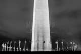 Washington Monument Black and White Horizontal Washington Monument black and white