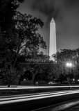 Washington Monument Independence Avenue Black and White Vertical Washington Monument Independence Avenue black and white