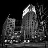 Youngstown Federal Plaza Black and White Square Youngstown Federal Plaza black and white