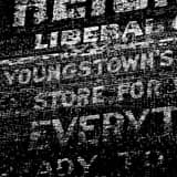 Youngstown Liberal Credit Black and White Square Youngstown Liberal Credit black and white