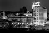 Youngstown Skyline Black and White Horizontal Youngstown Skyline black and white
