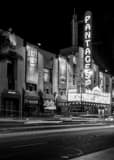 The Pantages Theatre on Hollywood Blvd. black and white Pictures Vertical The Pantages Theatre on Hollywood Blvd. black and white Pictures