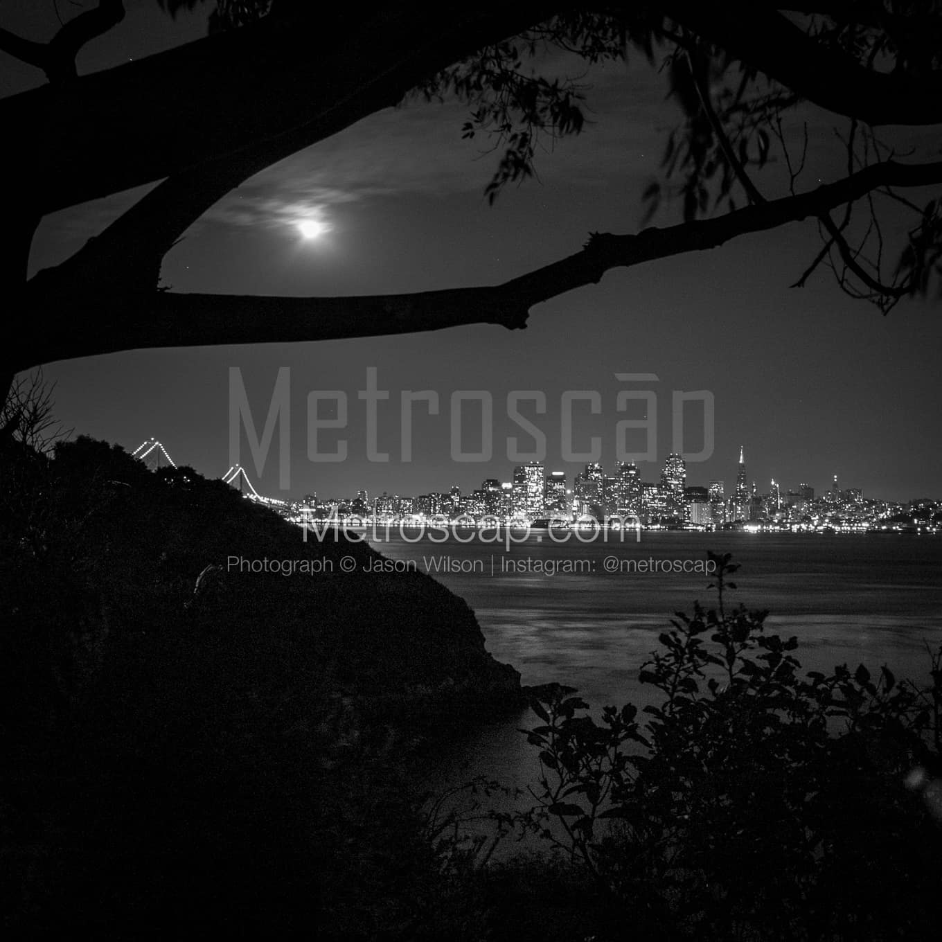 The San Francisco Skyline from Yerba Buena Island black and white Pictures The San Francisco Skyline from Yerba Buena Island black and white Pictures square crop